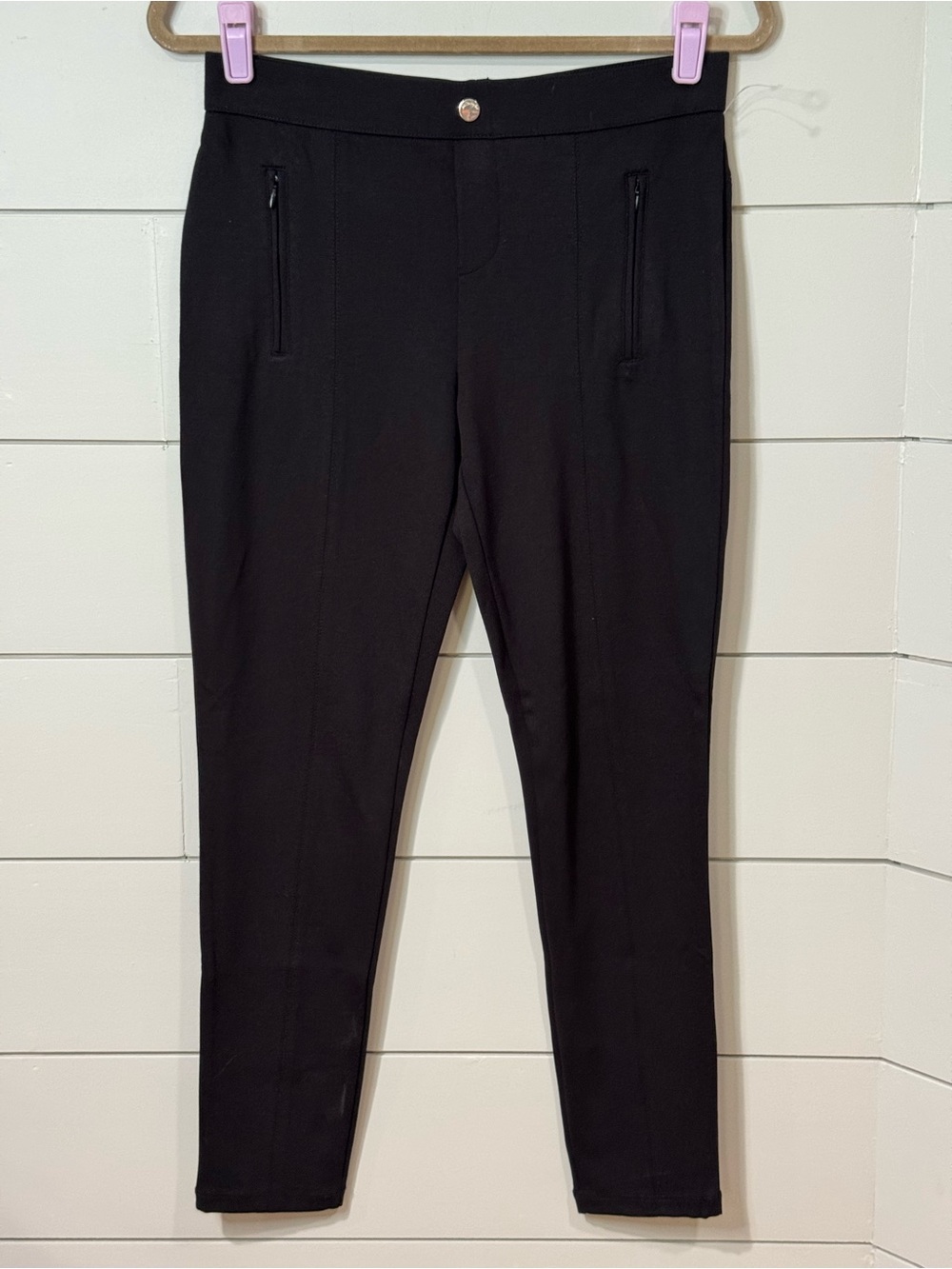 NEW philosophy Black Slim Fit Stretch Pants Size 8